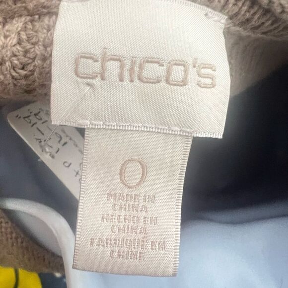 Chico’s Drama Fringe Pullover Size 0 - Picture 8 of 10